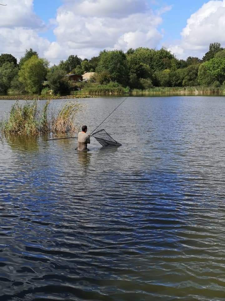 Wading to land at Marlborough Pool